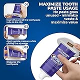 CRST 3D White Brilliance 2 Step Kit – Deep Clean Toothpaste (4oz) + Teeth Whitening Gel (2.3oz) Bundled with LUXPAKS Toothpaste Squeezer – Advanced Whitening and Deep Clean System - Image 4