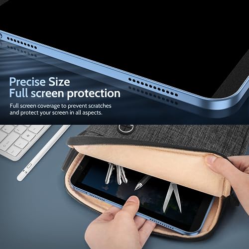 Image of Peslv 4 Way Magnetic Privacy Screen Protector for iPad 10th Gen 2022 10.9 inch & iPad 11th Gen A16 2025 11 inch, Removable 360 Spy Private Filter, Anti Blue Light Glare Bubble-Free Black Security Protector