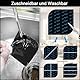 Omsscun 16 Stück Teppich Antirutschunterlage, Anti Rutsch Teppichunterlage, Teppich Pads, Teppich Rutsch Stop Wiederverwendbar für Hartholzböden (Blattform)