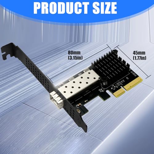 Tarjeta PCIe X4 10G SFP+ industrial para eliminar cuellos de botella en servidores de datos 5