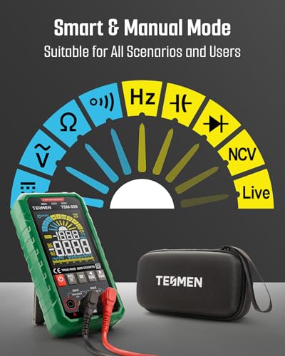 Multímetro digital inteligente TESMEN TSM-599 y detector EMF Hound-200 miniatura 4