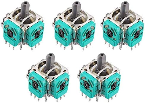 Zerone 5Pcs 3D Joystick Axis Analog Sensor Replacement Modules, Replacement Analog Stick Joystick Parts for Controller Repair Gaming Accessories DIY Fix Kit
