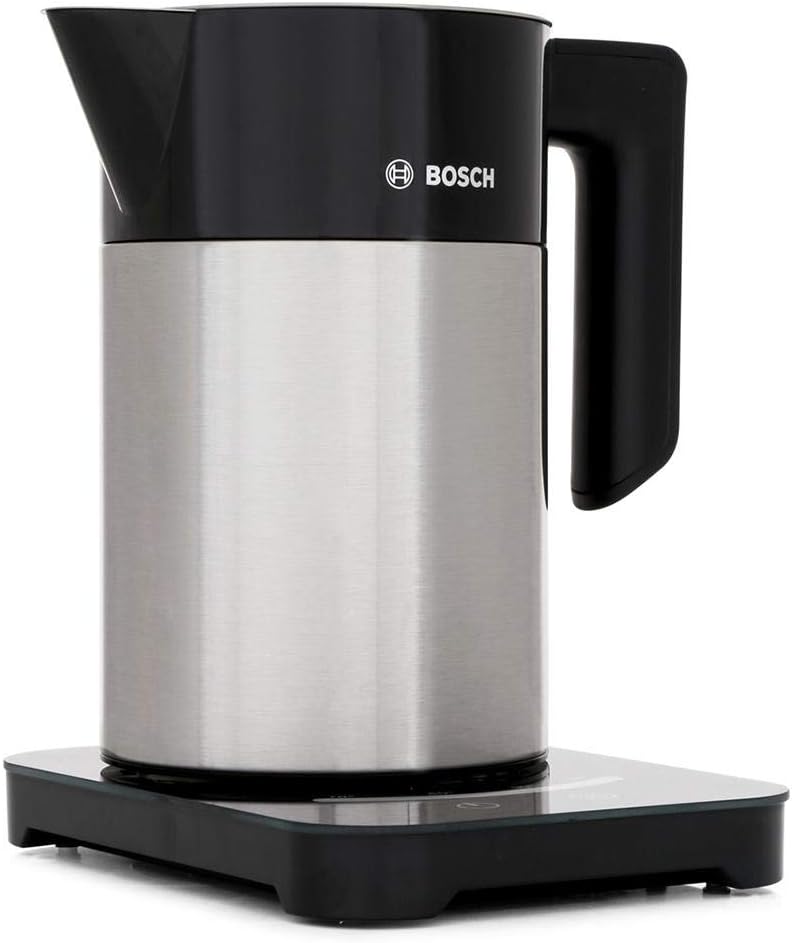 Bosch Kettle Sky with Temperature Selector Stainless Steel - TWK7203GB Black