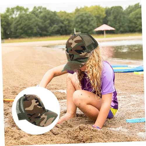 Camouflage Sun Hat Breathable Half Mesh Cap for Summer Adventures Outdoor Sports and Hiking UV Protection and Comfortable Fit2