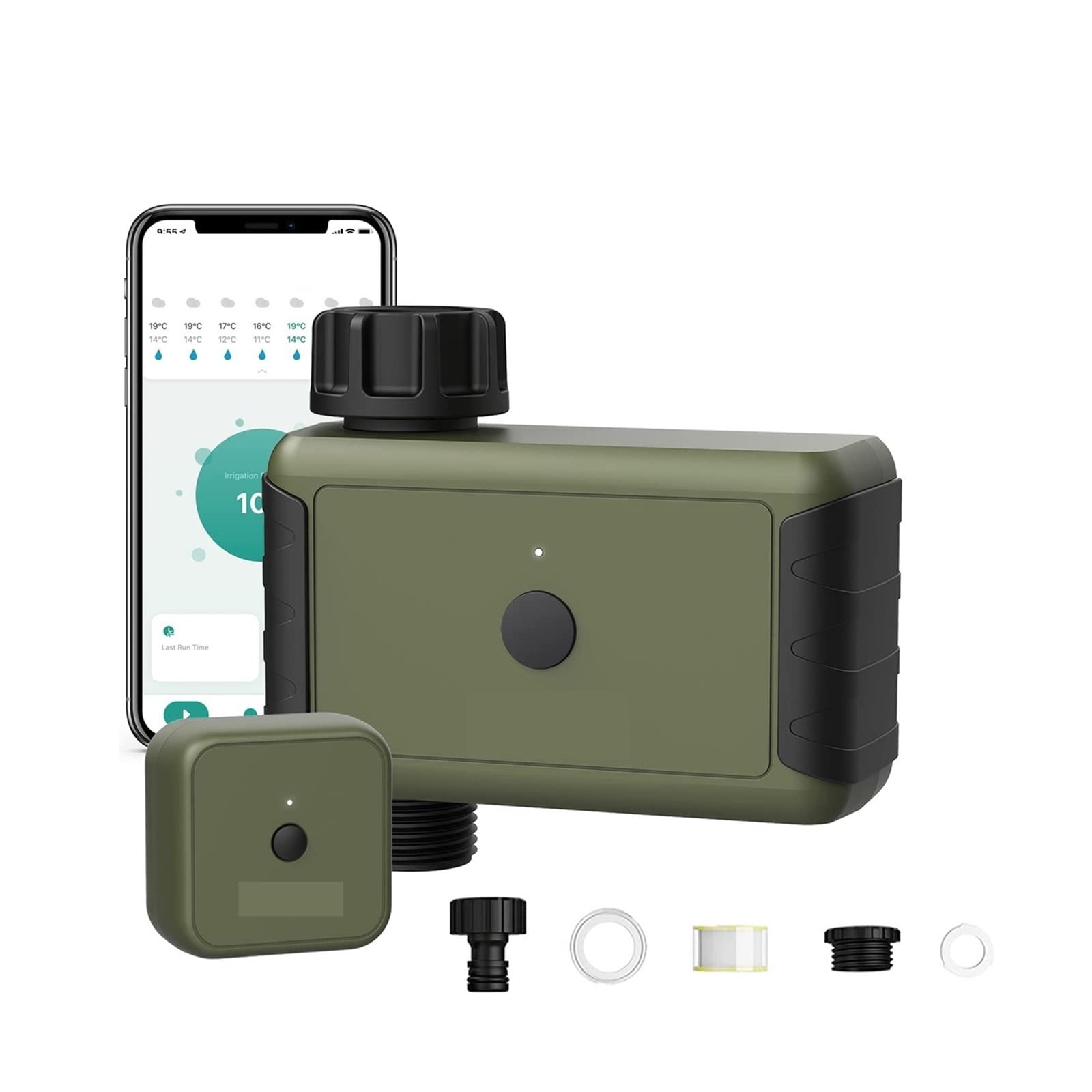 Temporizador de riego inteligente for jardín, controlador de riego por goteo automático, válvula de agua, de riego automático for jardín