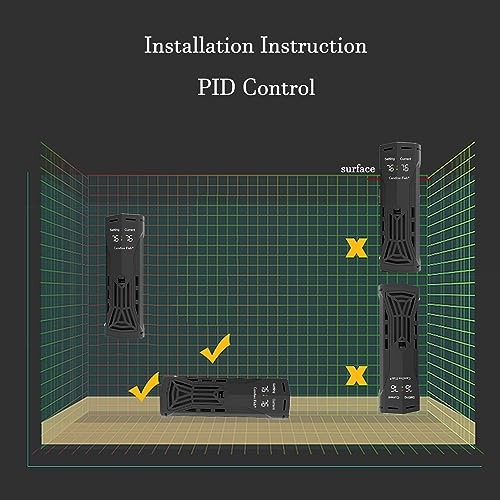 Carefree Fish 100/200/300/500/800W Paladin Aquarium Heater PTC Ceramics Heating Rod Digital LED Intelligent Leaving Water Automatically Stop Heating System for Freshwater and Saltwater No Cooking Fish - Thumbnail 7
