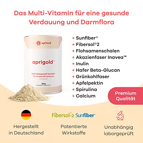 Aprigold Set bei Verstopfung, träger Verdauung, hartem Stuhlgang