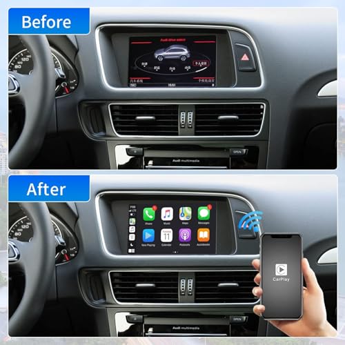 Ninetom Wireless CarPlay Android Auto Retrofit Kit for 2009-2017 Audi A4 A5 Q5 S4 S5 With 3GMMI - Image 4