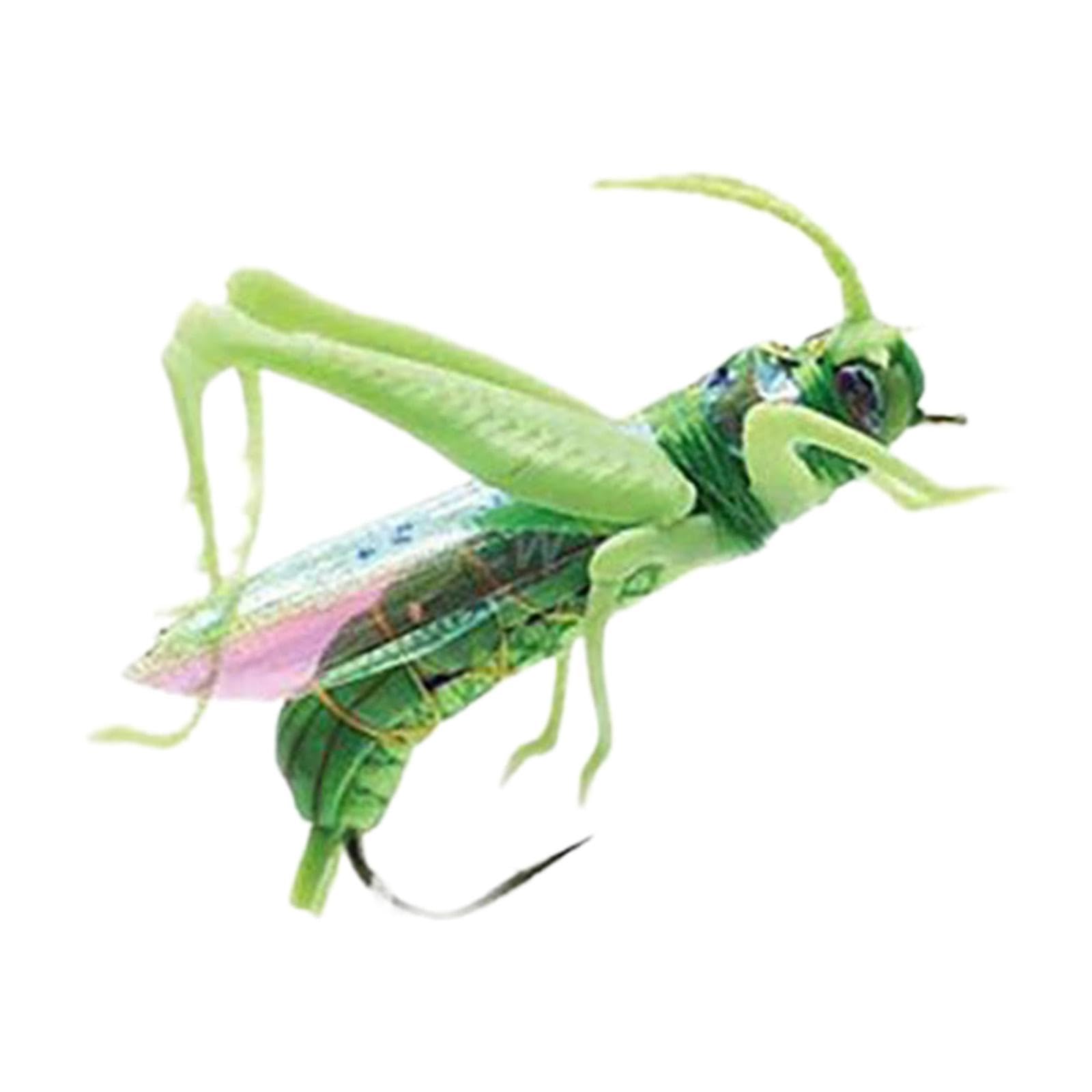 Fishing Lure Bionic Locust Bait for Tilapia White Striped Fish Mandarin Fish Green-image-17