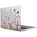 iDOO MacBook Pro 13 Case 2017 & 2016 Release A1706/A1708, Soft Touch Plastic Hard Case Cover for Newest MacBook Pro 13 inch with/without Touch Bar - Plants and Flowers