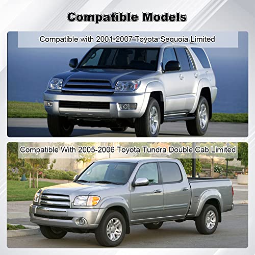 Image of Front Left Driver Side Door Lock Latch Actuator Assembly Compatible with 2001-2007 Toyota Sequoia, 2005-2006 Tundra 4.7L V8, Replacement for 69304-0C010