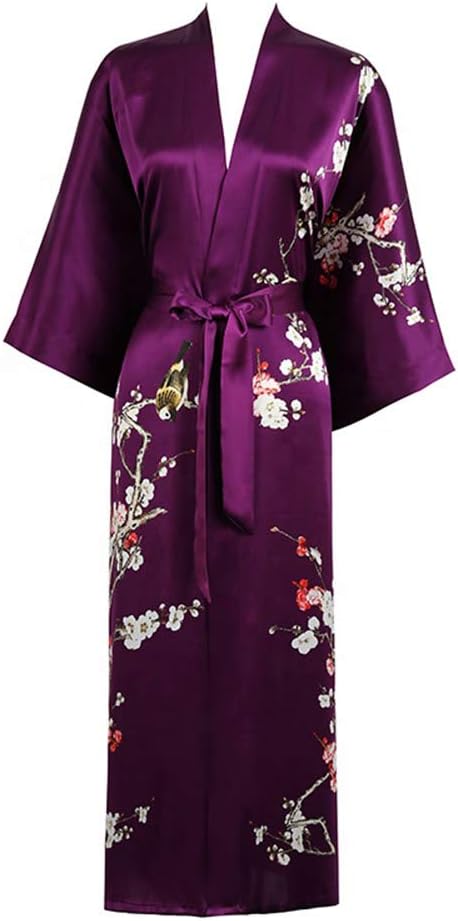 Amazon.com: Two Sided Chinese Red Silk Dragon Robe : Clothing, Shoes ...