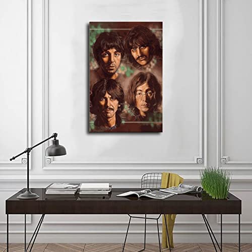Poster sur toile The Beatles Rock Singer – Décoration murale pour salon et chambre à coucher – Cadre : 30 x 45 cm - Les Beatles, Paul McCartney, John Lennon, RIngo Starr, George Harrison Poster sur toile The Beatles Rock Singer - Décoration murale pour salon et chambre à coucher - Cadre : 30 x 45 cm – Image 4