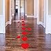 Ceiba Tree Valentines Day Heart Floor Decals Stickers Valentine Decorations for Home Party Wedding Anniversary Classroom Floor Decor