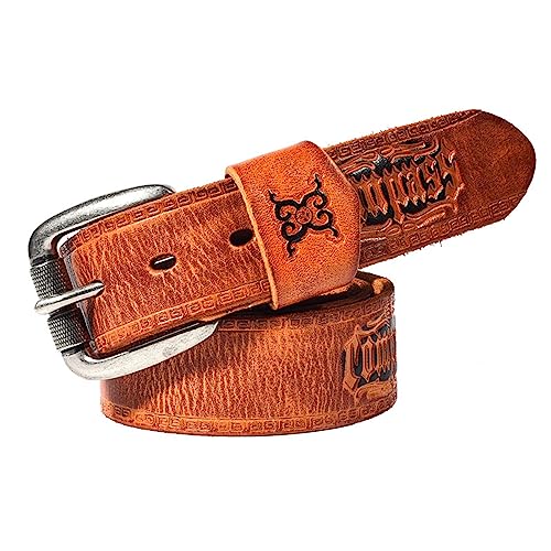 Ceinture en cuir de vache véritable homme fait main classique tendance