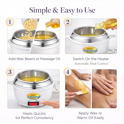 Image of Premium Wax Heater Machine Hair Removal WarmerWax Waxing for Women Waxing Heater Machine Hair Removal Wax (Oil Wax Heater Only)