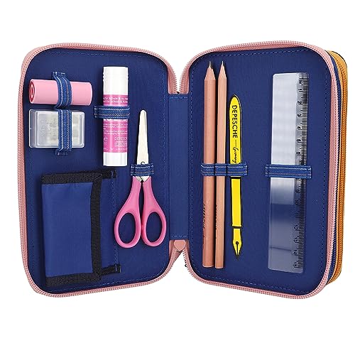 Trousse à 3 compartiments TOPModel Depesche pour ne plus perdre ses crayons