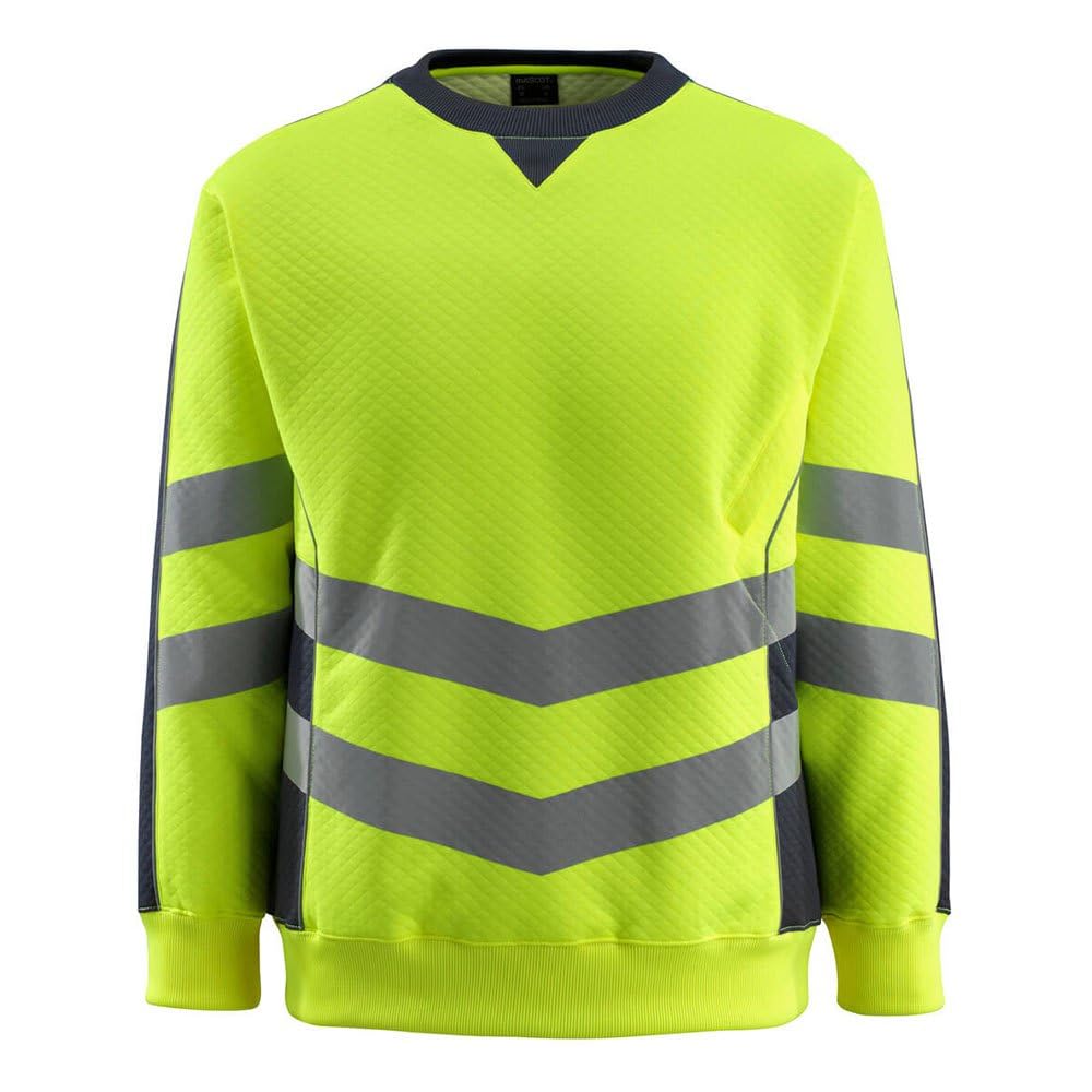 Mascot Wigton hi-vis yellow work sweatshirt *size 4XL* MEASURED £148.74rrp NEW