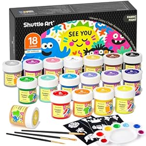 Shuttle Art Textilfarben Set 18 Farben