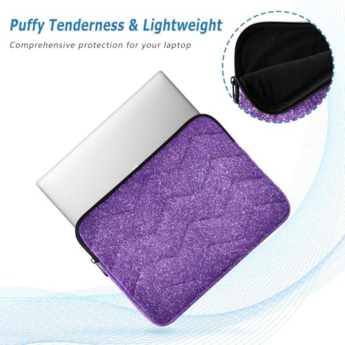 Bolso para portátil y tablet de 13 pulgadas morado con brillo miniatura 5