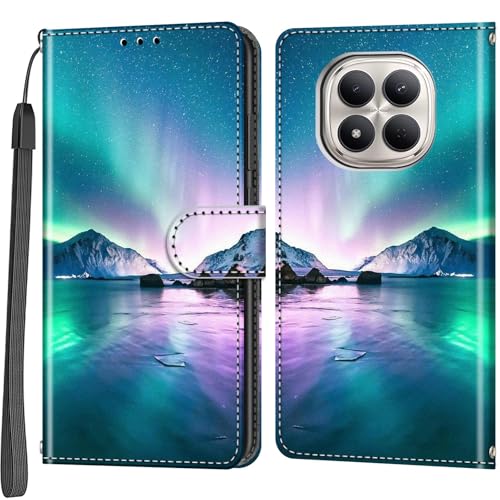 Étui pour Xiaomi Redmi Note 15 Pro 4G antichoc en cuir avec fentes cartes