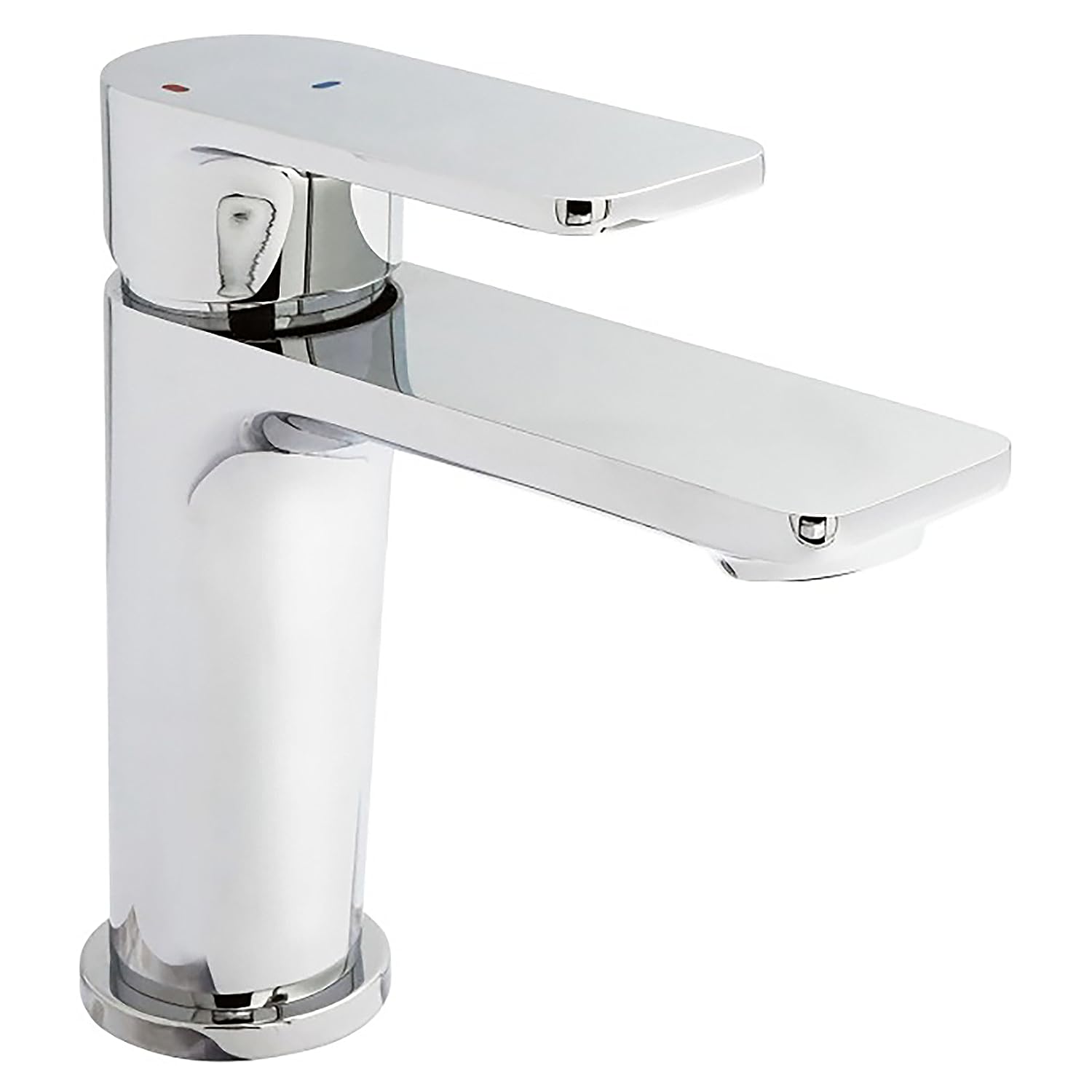 Home Range Silver Clever Cardona Mono Basin Mixer - Modern Chrome Single Lever Tap