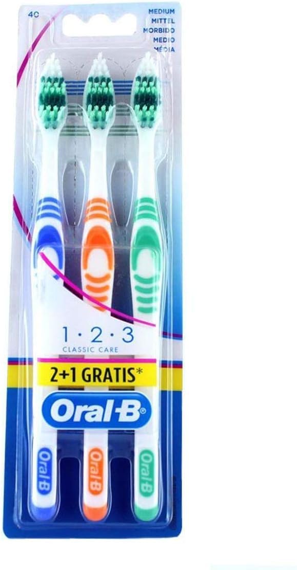 ORAL-B T/B CLASSIC CLEAN FRESH STRONG 40MEDIUM 2+1