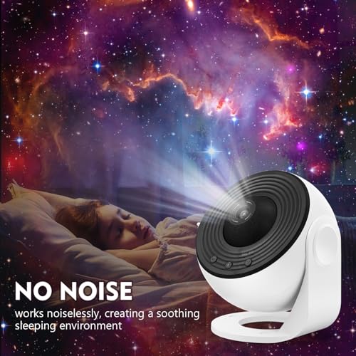 Proyector de nebulosa giratorio para transformar tu dormitorio en un cielo estrellado 5