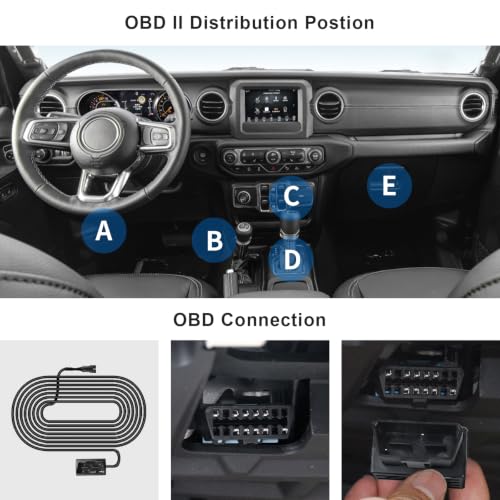 mangoal OBD Cable Dash Cams, Upgrade Parking Monitoring, Hardwire Wire Kit image 4