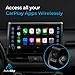 AutoSky Wireless CarPlay Adapter 2025 Pro Edition - Fastest and Most Compact Wireless CarPlay Adapter Factory Wired CarPlay Cars – USB-A and USB-C Cables – Wired CarPlay Required - OTA Updates.
