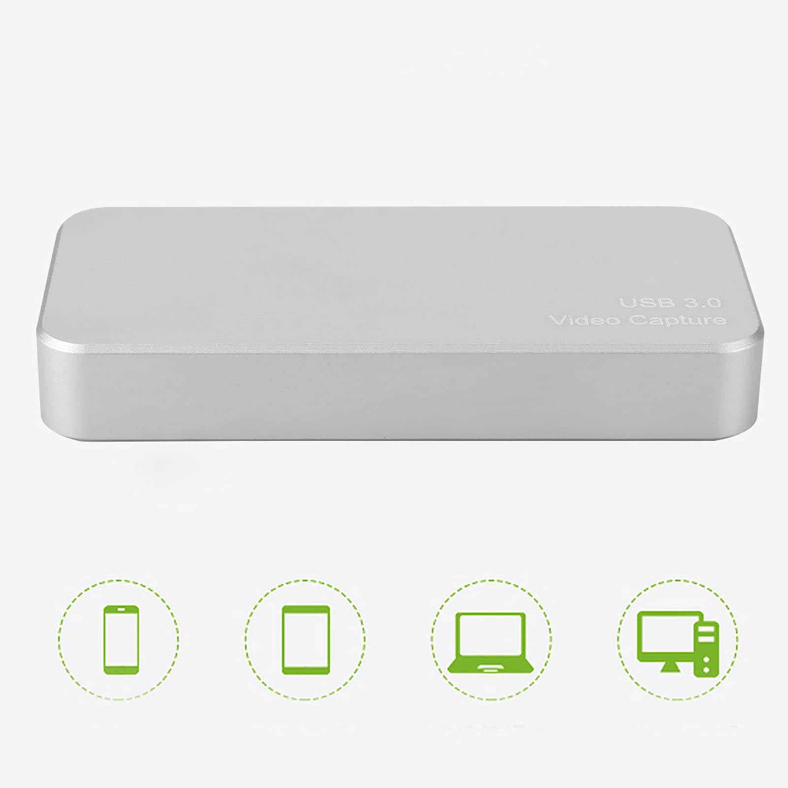 Dpofirs Adapter Karty Przechwytującej Wideo do Gier Strumieniowych na żywo, Plug and Play z USB 3.0, Idealny dla Użytkowników OBS/POTPLAYER