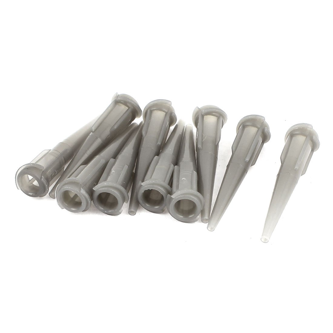 sourcing map Plastic Tapered Pinhead Blunt Glue Liquid Dispenser Needle Tips 10 Pcs