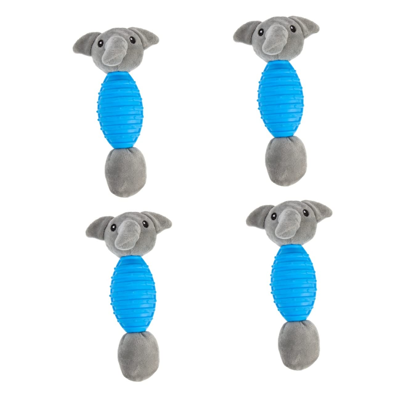 Sosoport 4 Juguetes Chirriantes Adorables para Perros Juguete Masticable para Cachorros Juguete Interactivo para Mascotas Juguete para Uso Doméstico.