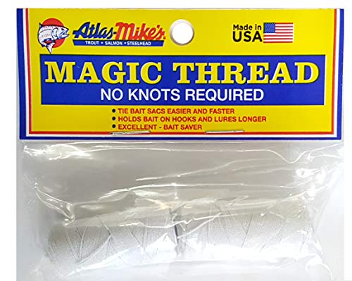 Atlas Mike's 66021 Magic Thread Spool (2 per Bag), White