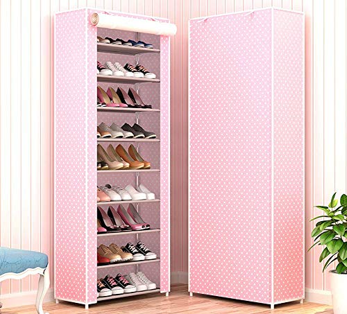 XUE Zapatero, Cubierta de Tela no Tejida a Prueba de Polvo hogar Dormitorio DIY Durable y establo Zapato Organizador para Tacones Botas Zapatillas Closet Dormitorio Zapato Torre