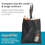 High Road Small Car Trash Bag with Waterproof Liner and Storage Pocket - Image 4