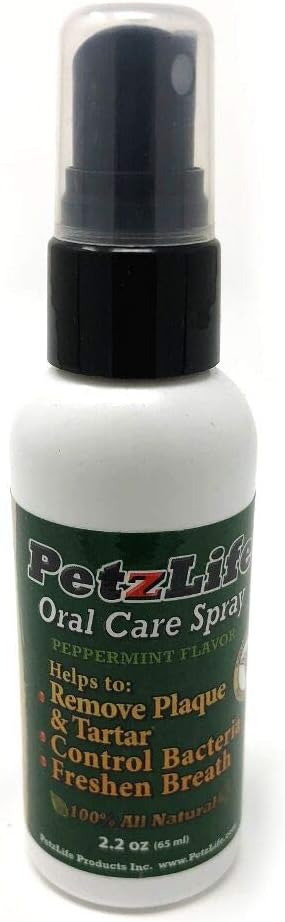 Petzlife All Natural Oral Care Spray for Pets Dental Health, 65ml