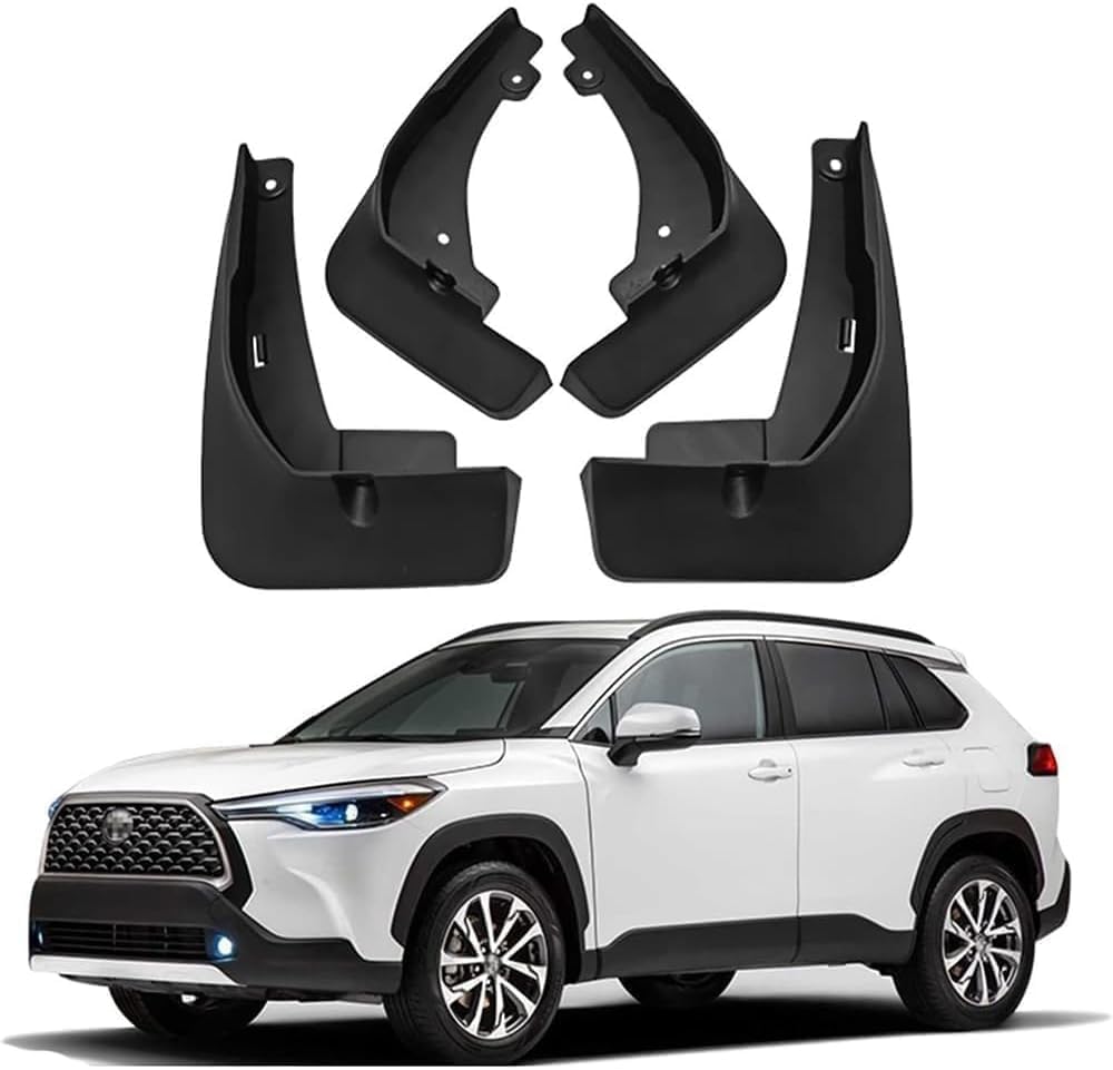 ZanLIn Car mudguard suitable for Toyota Corolla Cross 2020 2021 2022 2023, Mud Flaps Splash Guards Replacement Decorative Mudguard Wheel Baffle Protection