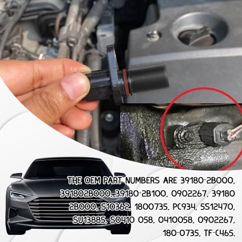 Mlahuier MLAHUIER-QZCGQC01 Engine Crankshaft Position Sensor, Camshaft Position Sensor Replacement Oem#39180-2B000 391802B000 Su13885 Compatible thumb #4