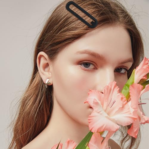 10 pinzas para el cabello metálicas 2.76 pulgadas color neutro miniatura 4