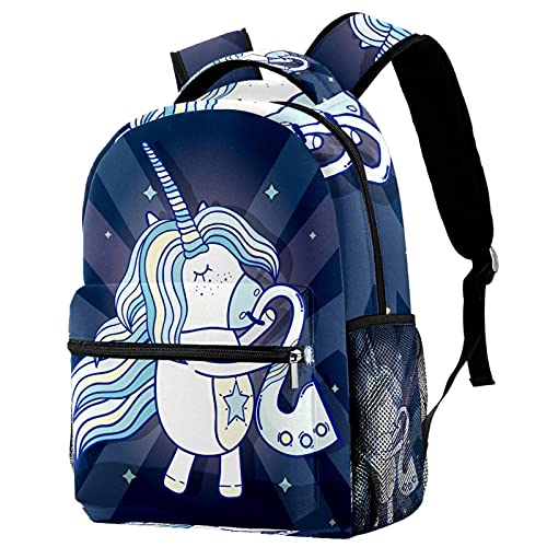 Sac à dos licorne fille ado multicolore idéal comme grand sac scolaire et bagage de voyage