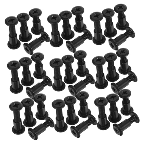 Kit de vis et écrous pour meubles : 170 raccords d'assemblage en acier pour armoires et cadres