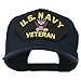 E4hats US Navy Veteran Military Patched High Profile Cap - Navy OSFM