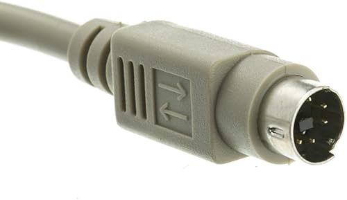 Miniatura 2 de at to PS2 Adaptador de teclado, Din5 (at) Hembra a MiniDin6 (PS2) Macho, 6 pulgadas
