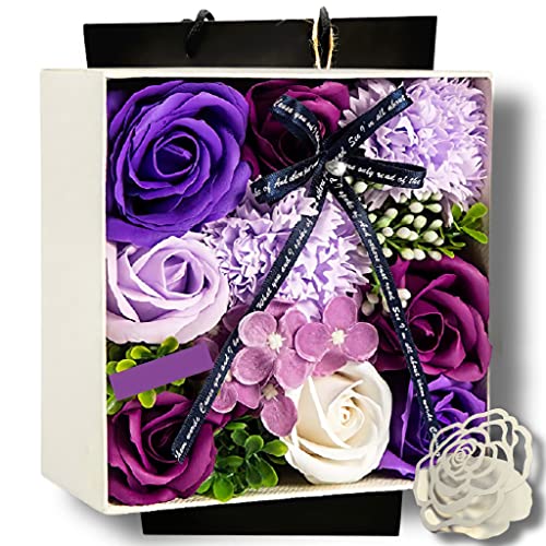 [Capiner] Gift Box \[vt[ ԑ LO j NX}X KN v[g Mtg    a җ ̓ ̓ bZ[WJ[h VbvobOt (Purple)