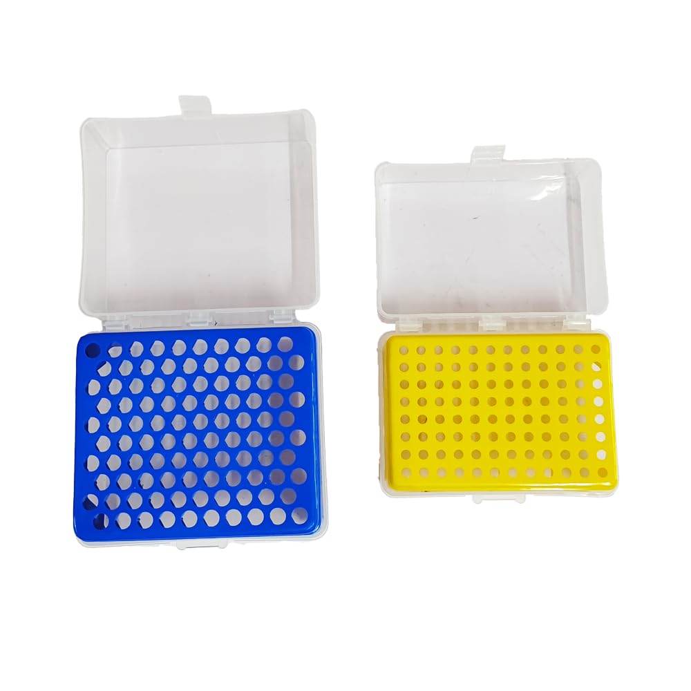 Lisamed Micropipette tips Box | Micro Pipette Tips Stand Small (2-200 µl - 96 holes) and Large (200-1000 µl - 100 holes) - Image 2 thumbnail