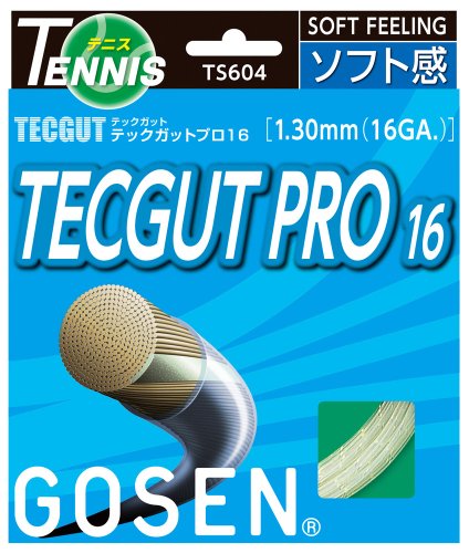 ゴーセン テックガット テックプロ16 ナチュラル TS604NA