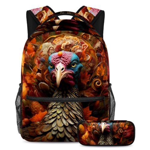 Sac à dos Thanksgiving Turquie, cadeau idéal pour ados et enfants