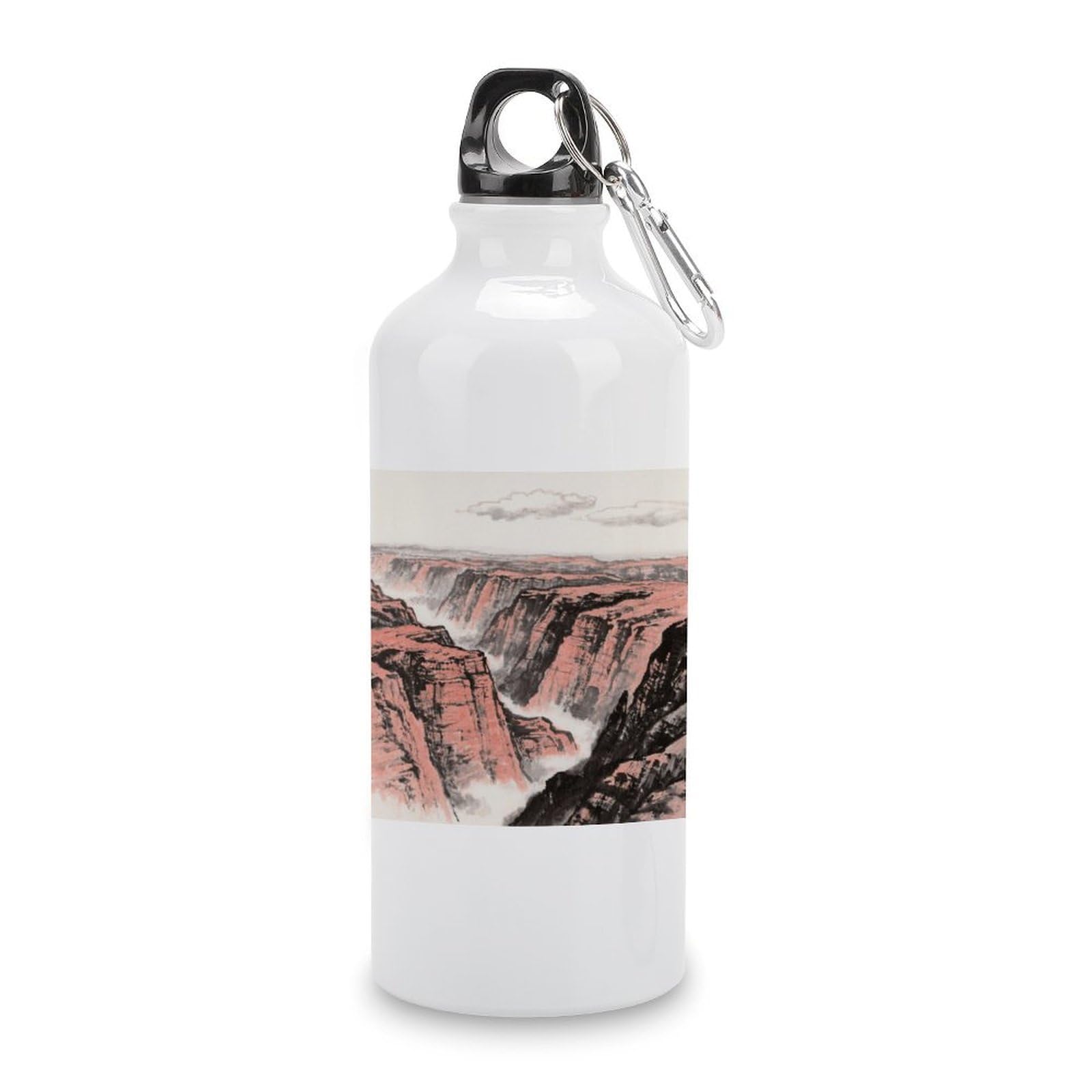 Fekiloot Style Grand Canyon Red Sandstone Aluminum Water Bottle Travel Tumbler Reusable Lightweight Outdoor Sports Water Bottles For Gym Sports Camping Hiking Fishing600ml