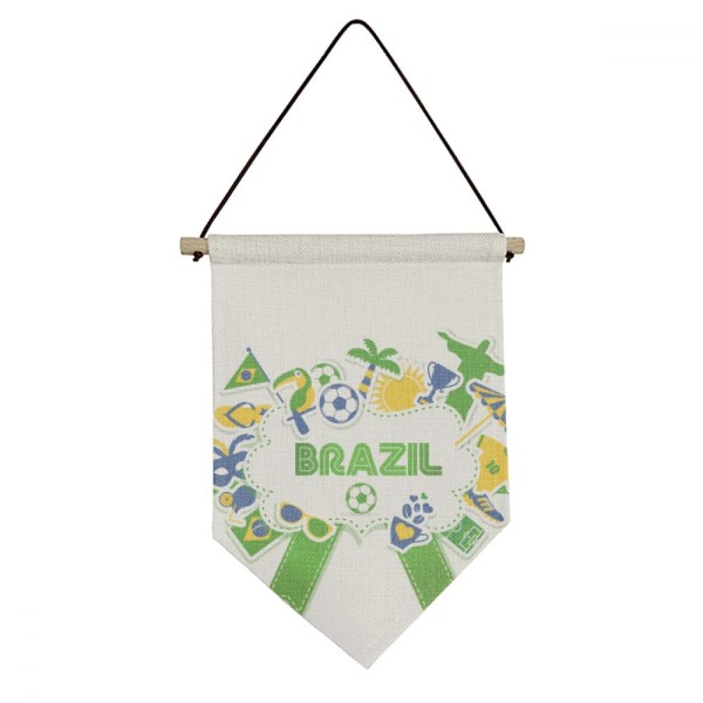 Toile football Brésil pour décoration murale de salon